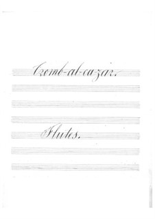Tromb-al-ca-zar: Flutes part by Jacques Offenbach