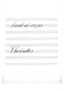 Tromb-al-ca-zar: Clarinets part by Jacques Offenbach