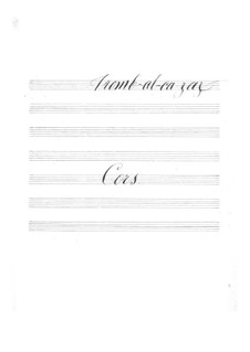 Tromb-al-ca-zar: Horns part by Jacques Offenbach