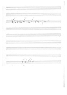 Tromb-al-ca-zar: Violas part by Jacques Offenbach