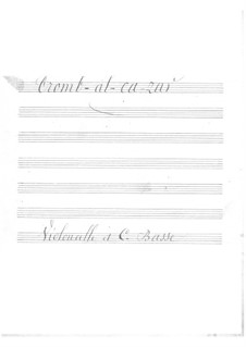 Tromb-al-ca-zar: Cellos and double bass part by Jacques Offenbach