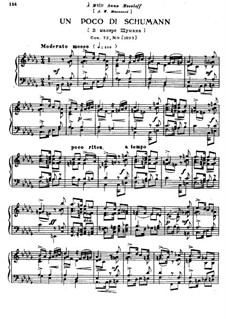 Eighteen Pieces for Piano, TH 151 Op.72: No.9 Un poco di Schumann by Pyotr Tchaikovsky