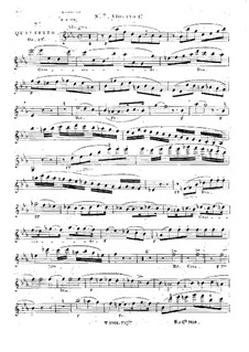 String Quintet No.7 in E Flat Major, Op.23: Violin I part by Georges Onslow