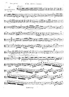 String Quintet No.8 in D Minor, Op.24: Viola I part by Georges Onslow