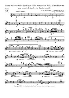 No.13 Waltz of the Flowers: For chamber ensemble – set of parts by Pyotr Tchaikovsky
