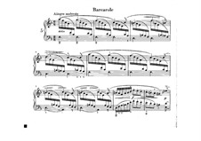 Aquarelles, Op.19: No.5 Barcarolle by Niels Wilhelm Gade