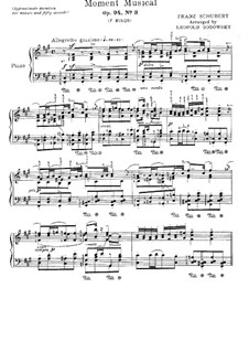 Six Musical Moments, D.780 Op.94: Musical moment No.3 by Franz Schubert