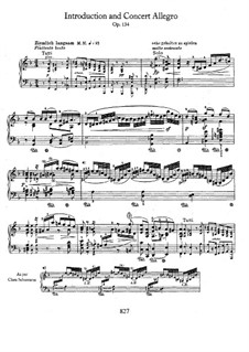 Concert Allegro with Introduction, Op.134: Solo part by Robert Schumann