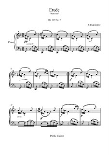 Etude No.7: For piano by Johann Friedrich Burgmüller