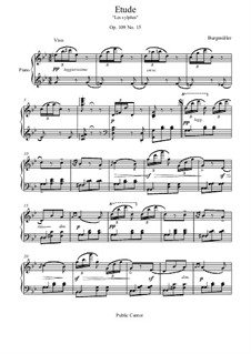 Etude No.15: For piano by Johann Friedrich Burgmüller