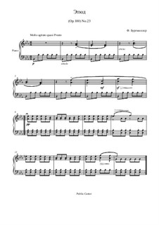 No.23 Le Retour (The Return): For piano by Johann Friedrich Burgmüller