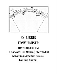 La boda de Luis Alonso. Intermedio: For two guitars by Gerónimo Giménez