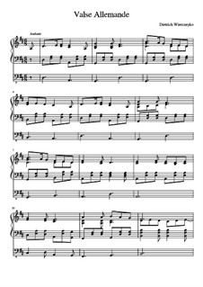 Valse Allemande: Valse Allemande by Dietrich Wierczeyko