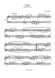 No.10 Tendre Fleur (A Dainty Flower): For piano by Johann Friedrich Burgmüller