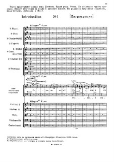 Fragments (Alternative Versions): Act I, No.1-3 by Mikhail Glinka