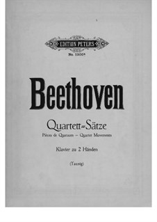 Quartet Movements: Quartet Movements by Ludwig van Beethoven