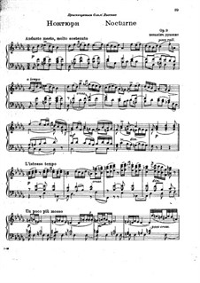 Nocturne, Op.9: Nocturne by Mykola Lysenko