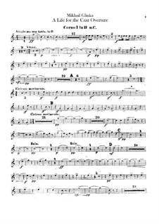 Overture: Horns parts by Mikhail Glinka