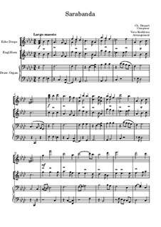 Sarabanda, Op.2: Sarabanda by Charles Dieupart
