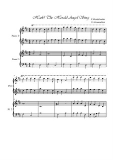 Piano version: For four hands by Felix Mendelssohn-Bartholdy