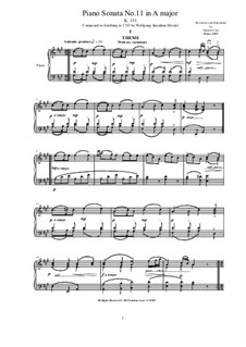 Complete Sonata: For a single performer by Wolfgang Amadeus Mozart