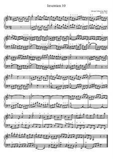 No.10 in G Major, BWV 781: For piano by Johann Sebastian Bach