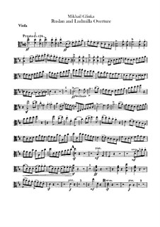 Overture: Viola part by Mikhail Glinka