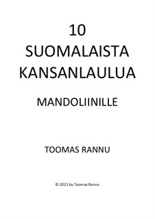 10 Finnish Folk Songs for Mandolin: 10 Finnish Folk Songs for Mandolin by folklore