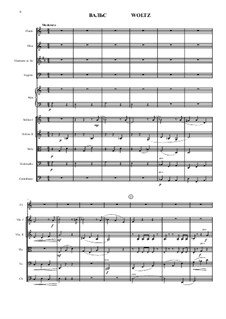 Три пьесы для камерного оркестра: No.2 Вальс by Vladimir Polionny