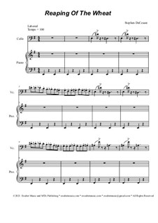 Reaping Of The Wheat (Cello solo and Piano): Reaping Of The Wheat (Cello solo and Piano) by Stephen DeCesare