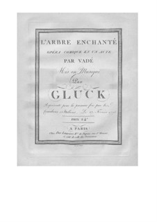 L'arbre enchanté (The Magic Tree), Wq.42: Violins I part by Christoph Willibald Gluck