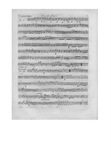L'arbre enchanté (The Magic Tree), Wq.42: Bassoons parts by Christoph Willibald Gluck