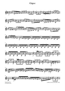 Suite for Cello No.3 in C Major, BWV 1009: Arrangement for guitar by Johann Sebastian Bach