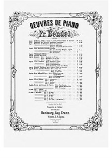 Drei Characteristische Stücke, No.1 Am Sonntagmorgen. Idylle, Op.10: Drei Characteristische Stücke, No.1 Am Sonntagmorgen. Idylle by Franz Bendel