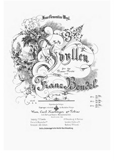 3 Idyllen, Op.71: Idylle No.1 by Franz Bendel