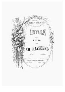 Idyll, Op.62: For piano by Charles Samuel Bovy-Lysberg