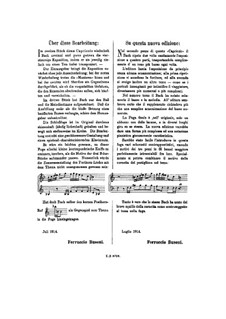 Capriccio on the Departure of His Beloved Brother, BWV 992: For piano by Johann Sebastian Bach