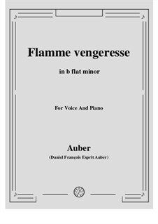 Le domino noir (The Black Domino): Flamme Vengeresse (b flat minor) by Daniel Auber