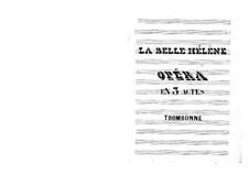 La belle Hélène (The Beautiful Helen): Trombone part by Jacques Offenbach