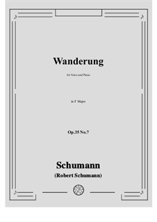 No.7 Wanderung (Wandering): F Major by Robert Schumann