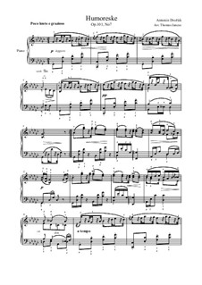 No.7 in G Flat Major: For piano by Antonín Dvořák