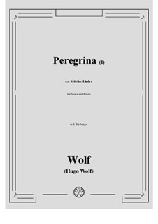 Book III: No.33 Peregrina I in E flat Major by Hugo Wolf