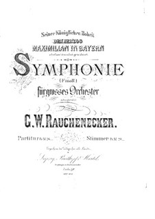 Symphony No.1 in F Minor: Movement I by Georg Wilhelm Rauchenecker