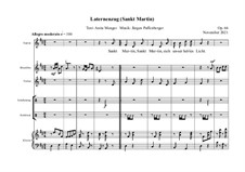 Laternenzug (Sankt Martin), Op.66: Laternenzug (Sankt Martin) by Jürgen Pfaffenberger