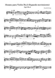 Sonata para Violín No.2, Op.9 No.3: Segundo movimiento by Beautiful things Martínez
