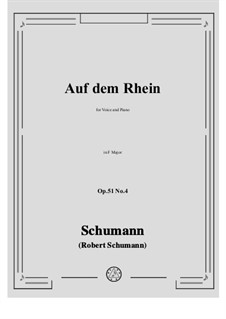 No.4 Auf dem Rhein (On The Rhine): F Major by Robert Schumann