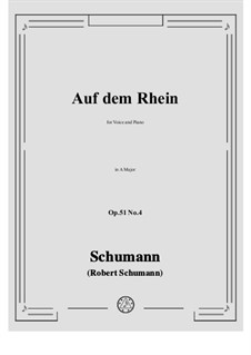 No.4 Auf dem Rhein (On The Rhine): A Major by Robert Schumann