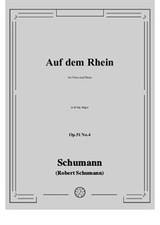 No.4 Auf dem Rhein (On The Rhine): B flat Major by Robert Schumann