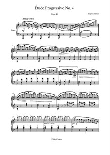 Thirty Progressives Studies, Op.46: Etude No.4 by Stephen Heller