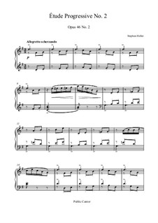 Thirty Progressives Studies, Op.46: Etude No.2 by Stephen Heller